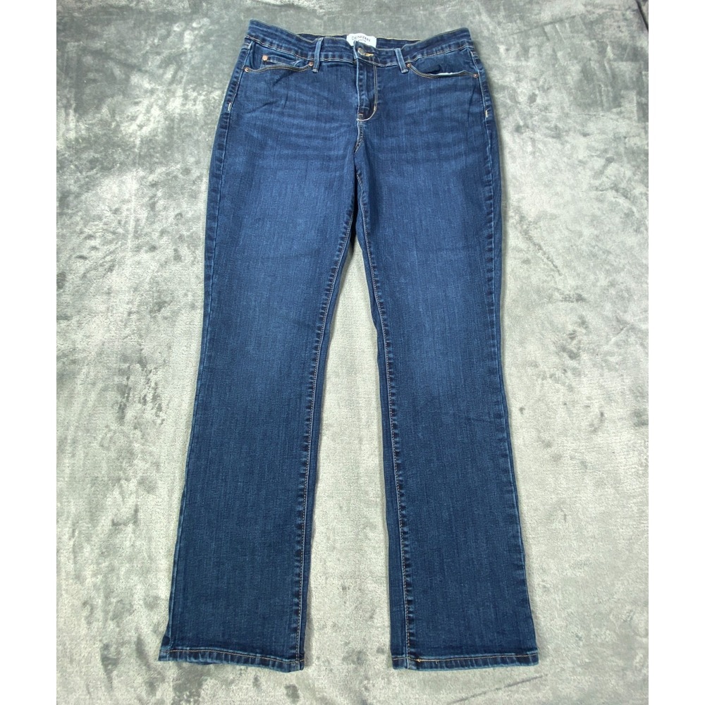 Denizen Levis Bootcut Jeans 14M 32x28 Dark Wash Mid Rise Stretch Denim Tapered